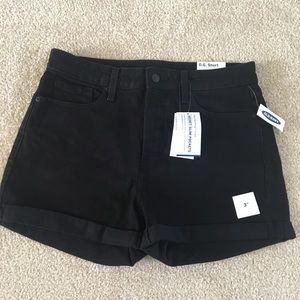 Old Navy black jean shorts